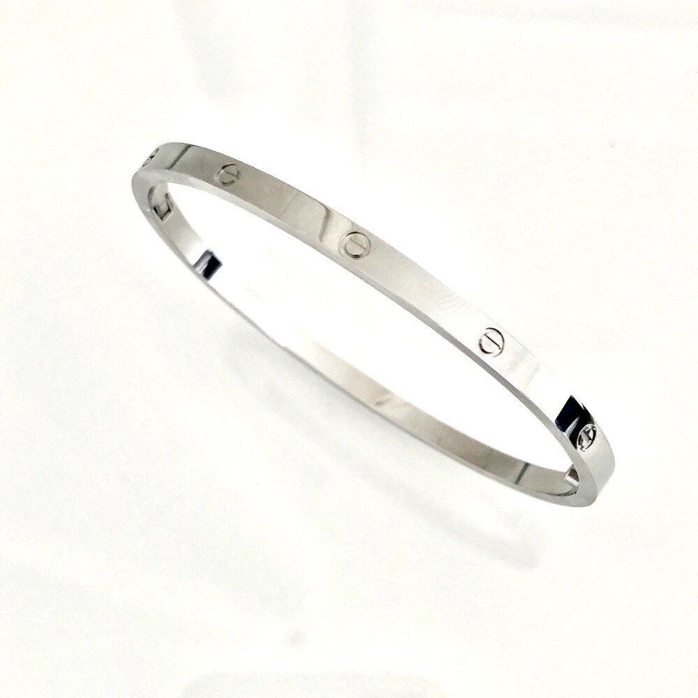 Screw Bracelet Small Model Stainless Steel.